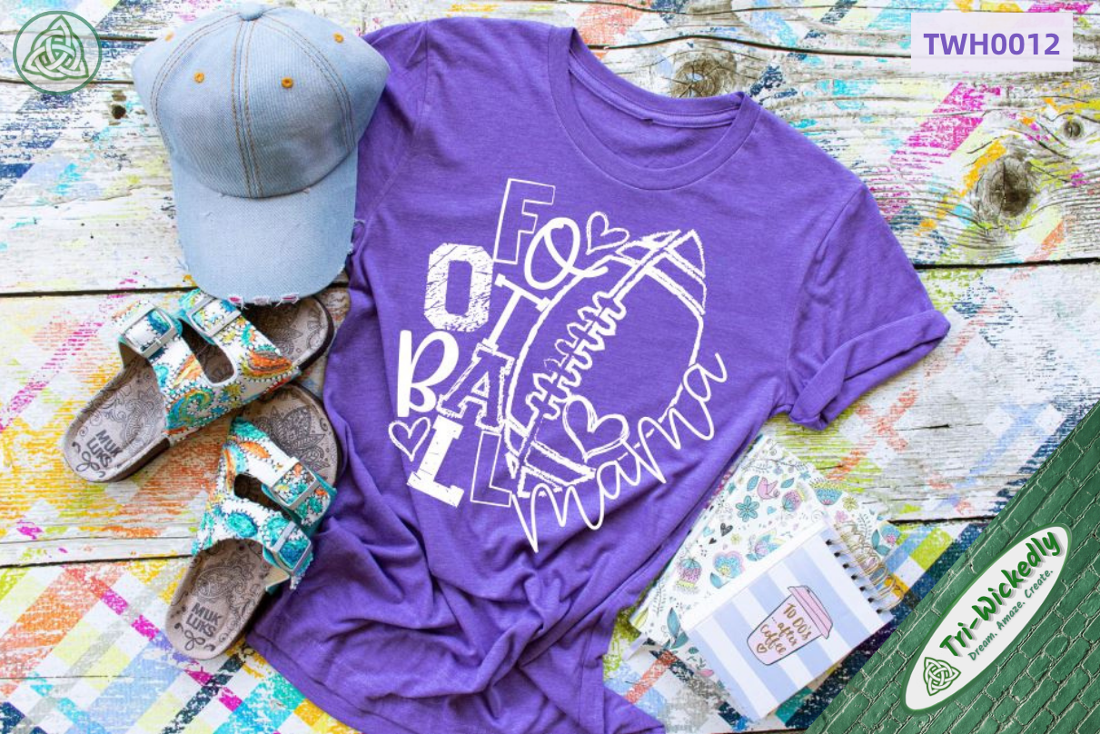 Football Graphic Designs in White